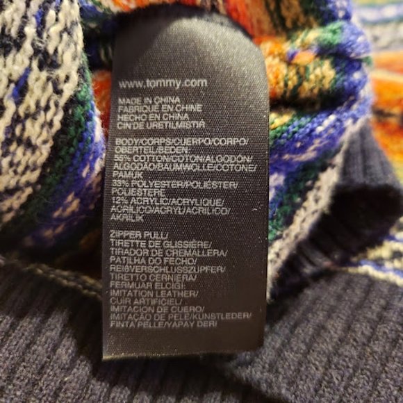 Tommy Hilfiger multi-color long sleeve sweater. Women size small. - Picture 10 of 14
